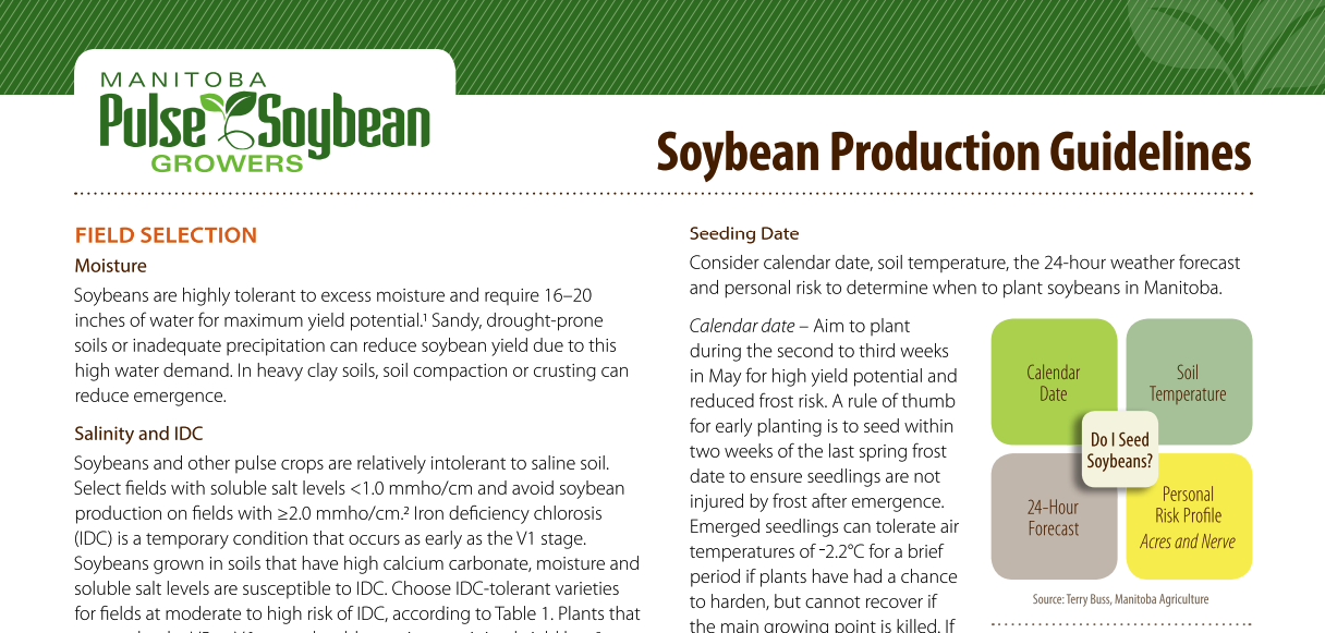 Soybean Production Guidelines